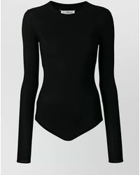 Maison Margiela - Long-Sleeve Crew-Neck Bodysuit - Lyst