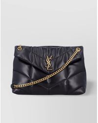 Saint Laurent - Loulou Puffer Medium Leather Quilted Shoulder Bag - Lyst