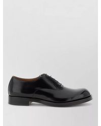 Dries Van Noten - Leather Derby Lace-Up Shoes - Lyst