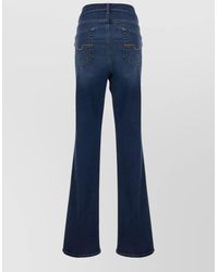 7 For All Mankind - Denim Pants Belt Loops Back Pockets - Lyst