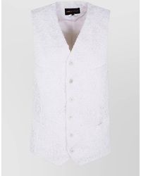 Comme des Garçons - Tailored Gilet Sleeveless V Neck Back Tie - Lyst