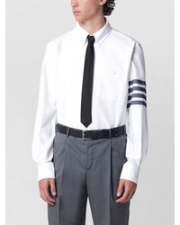 Thom Browne - Shirt Button Down Collar Chest Pocket - Lyst