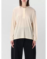 Studio Nicholson - Rutas Long Sleeve Crew Neck Top - Lyst