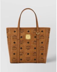 MCM - Mini Tony Printed Canvas Handbag - Lyst