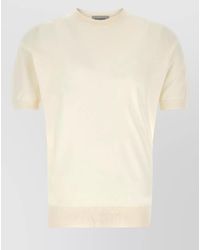 John Smedley - Kempton Knit T Shirt Short Sleeves - Lyst