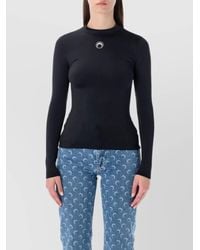 Marine Serre - High Neck Moon Crystal Top - Lyst