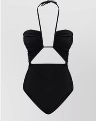 Rick Owens - Cutout Halterneck Swimsuit - Lyst