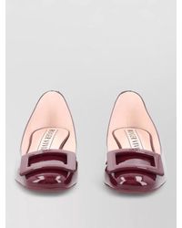 Roger Vivier - Leather Ballerina Shoes - Lyst