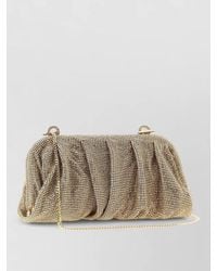 Benedetta Bruzziches - Rhinestone Mesh Draped Clutch Bag - Lyst