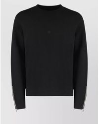 Givenchy - Ribbed-Knit Wool Crew-Neck Sweater - Lyst