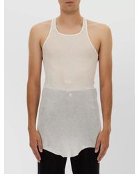 Rick Owens - Sleeveless Scoop Neck Racerback Vest - Lyst