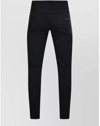 Dolce & Gabbana - Straight Leg Trousers Back Pockets Belt Loops - Lyst