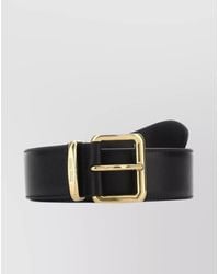 Miu Miu - Adjustable Leather Belt With-Tone Hardware - Lyst