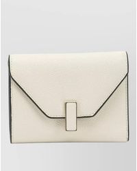 Valextra - Calf Leather Trifold Wallet - Lyst