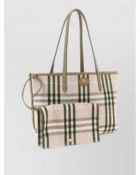 Burberry - Bloomsbury Medium Reversible Shoulder Shopping Bag - Lyst