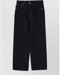 Dries Van Noten - Cotton Straight-Leg Jeans - Lyst