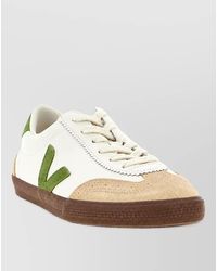 Veja - Leather Low-Top Lace-Up Sneakers - Lyst