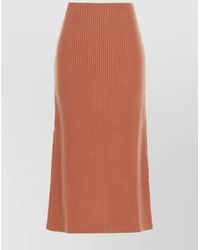 Chloé - Cashmere Knit Long Skirt - Lyst