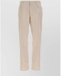 A.P.C. - Cotton Straight-Leg Trousers - Lyst