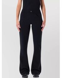 Coperni - Organic Cotton Low-Rise Flared Jogging Trousers - Lyst
