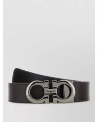 Ferragamo - Reversible Leather Belt Adjustable Length - Lyst