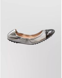Tod's - Leather Ballet Loafers - Lyst