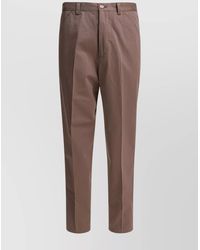 Brunello Cucinelli - Tailored Trousers With Back Pockets And Belt Loops - Lyst