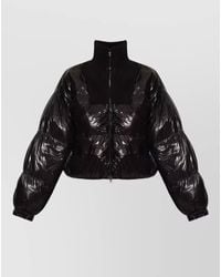 DIESEL - Short Quilted Down Jacket High Collar - Lyst