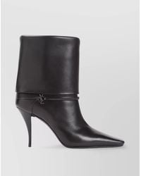 Saint Laurent - Vicky Bootie 90 Ankle Length Boot - Lyst