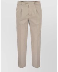 Brunello Cucinelli - Tailored Pants Pleated Front Belt Loops - Lyst