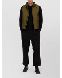 JG1 - High Collar Padded Sleeveless Vest Side Pockets - Lyst