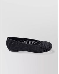 Burberry - Mesh Leather Ballerina Shoes - Lyst