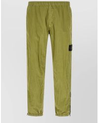 Stone Island - 3100035 Jogger Shorts Back Pocket Zip Cuffs - Lyst