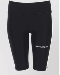 Palm Angels - Track Biker Shorts Logo Elastic Waistband - Lyst