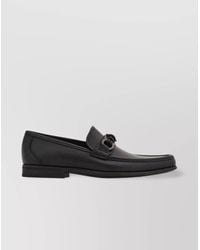 Ferragamo - Gancini Buckle Loafers Round Toe - Lyst