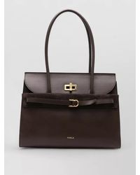 Furla - 1927 Leather Shoulder Bag - Lyst