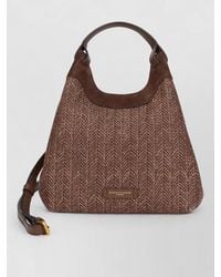 Gianni Chiarini - Dua Straw Texture Shoulder Bag - Lyst