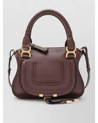 Chloé - Shoulder Bag Adjustable Strap Front Flap Handle - Lyst