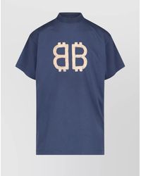 Balenciaga - T-Shirt En Coton À Imprimé Crypto - Lyst