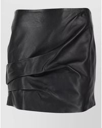 Isabel Marant - Leather Fitted Skirt - Lyst