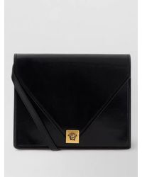 Versace - Greca Goddess Mini Leather Clutch Bag - Lyst