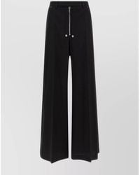 Rick Owens - Concordians Tailored Flannel Wide Pants - Lyst