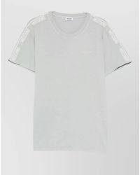 Moschino - Silk Nylon Top Round Neck Short Sleeves - Lyst