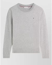 Tommy Hilfiger - Fine-Knit Cotton Crew-Neck Jumper - Lyst