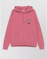 Moschino - Hooded Crewneck Sweater Long Sleeves - Lyst