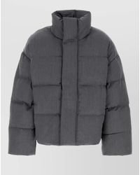 Entire studios - Wool Down Jacket High Collar Quilted - Lyst