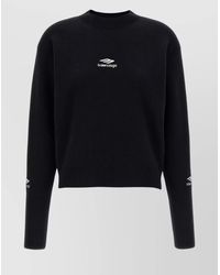 Balenciaga - Wool Knitted Crewneck Jumper - Lyst
