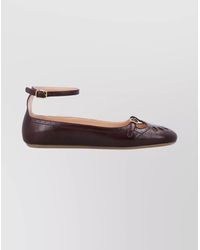 Chloé - Leather Ballet Flats 'Misty' - Lyst