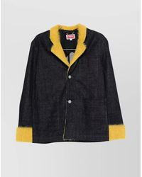 KENZO - Cotton Single-Breasted Jacket - Lyst