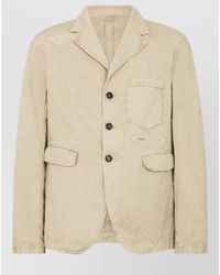 DSquared² - Jacket Distressed Detailing Front Pockets Notched Lapel - Lyst
